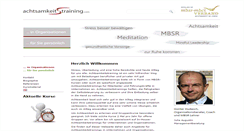 Desktop Screenshot of achtsamkeitstraining.com